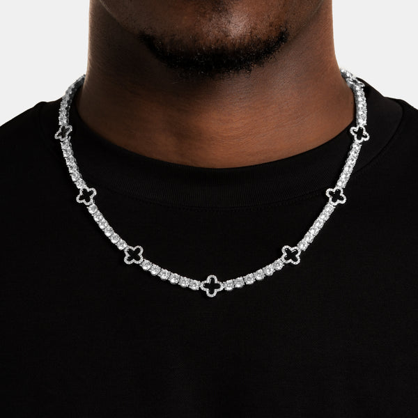Black Clover Tennis Chain - 6 ICE