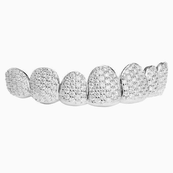 Iced Honeycomb Moissanite Grillz - 6 ICE