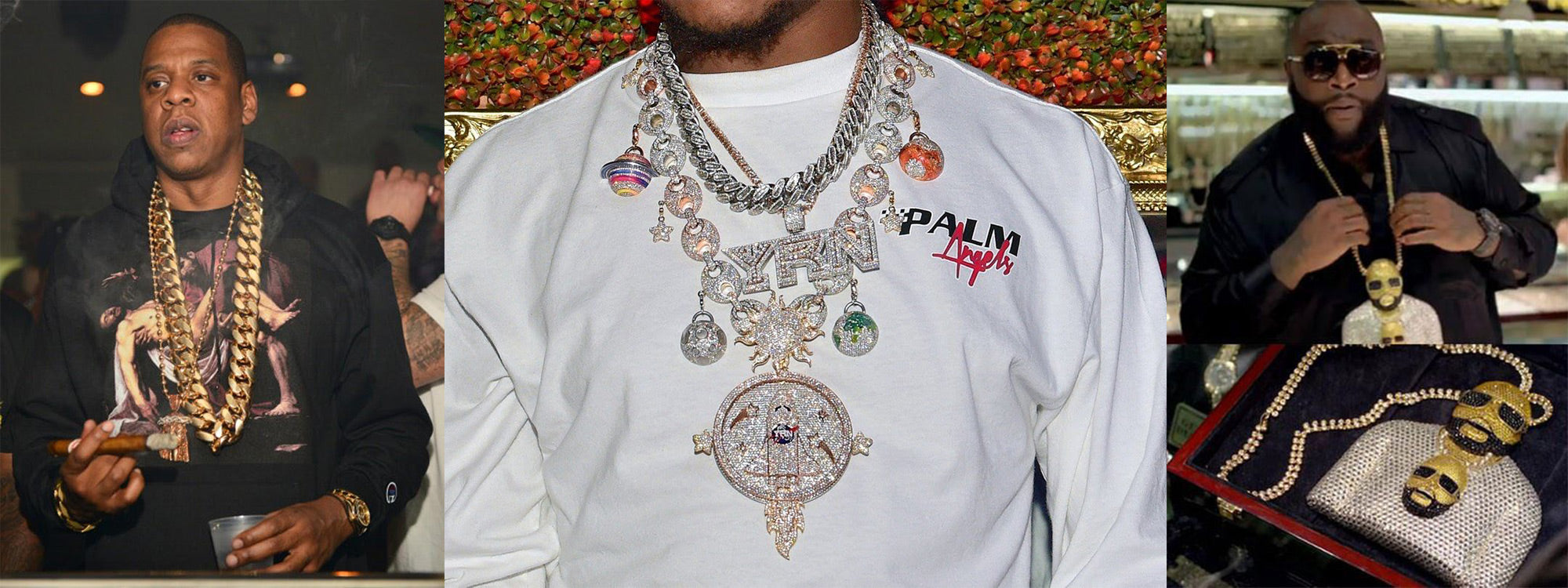 Rick Ross Chain Rick Ross Chain Of Himself Wearing A Chain Of Himself