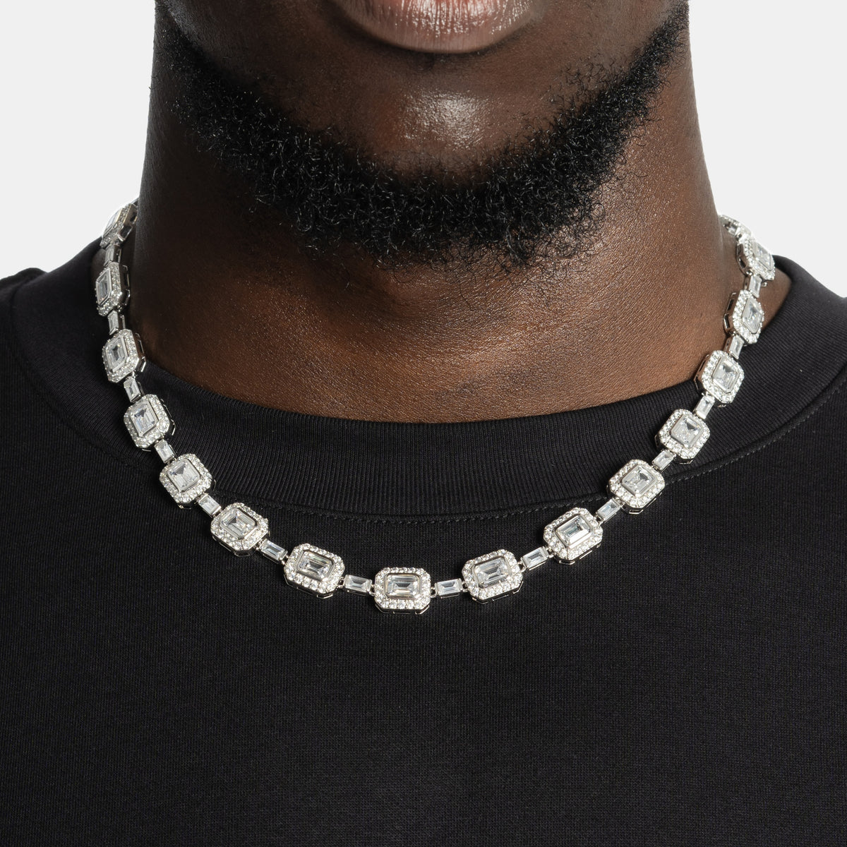 Emerald Tennis Link Chain