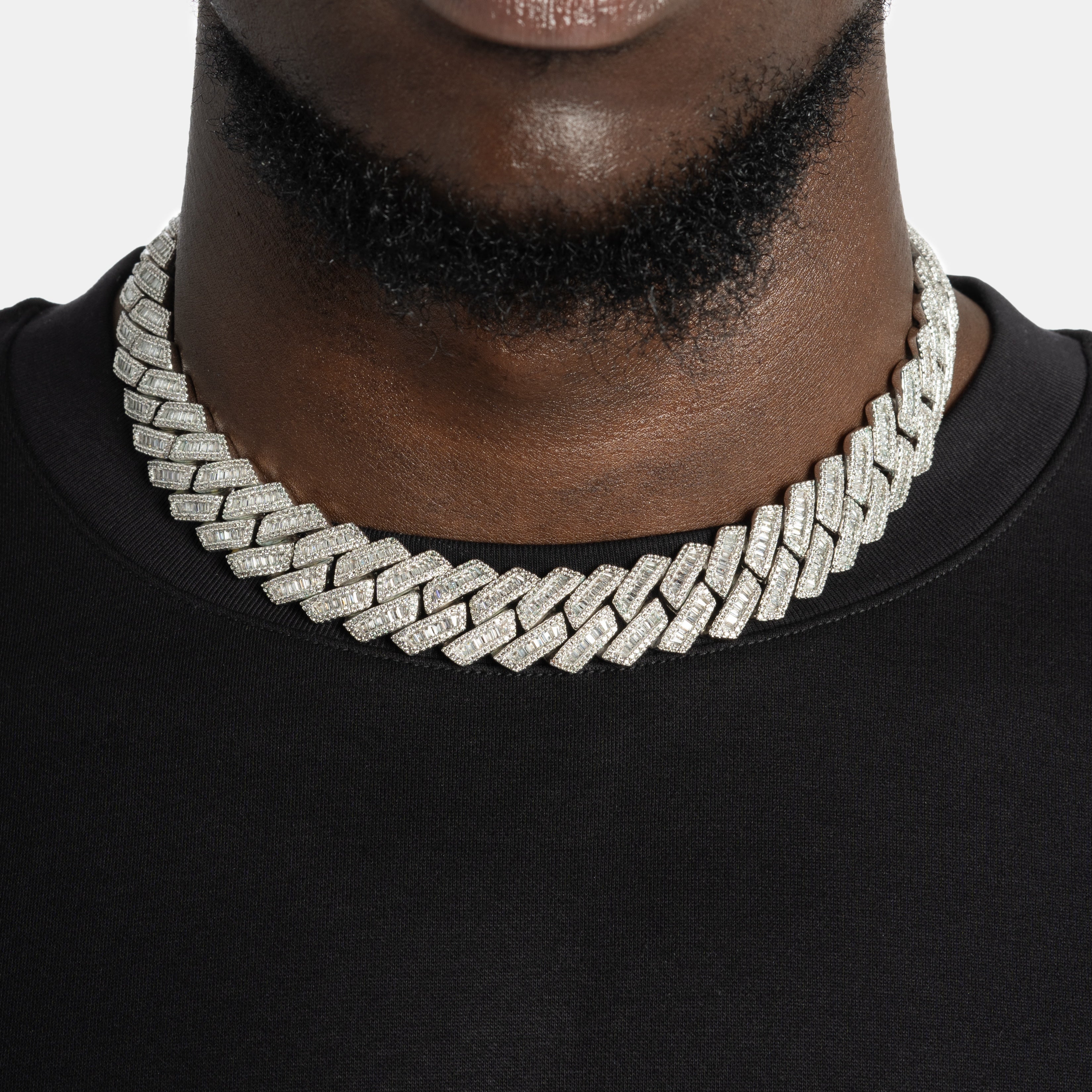 GLD 19 mm popular Prong Cuban Link Chain