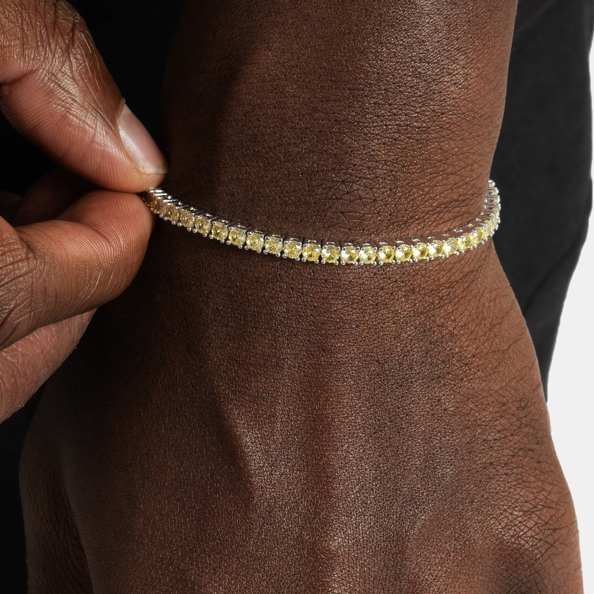 3mm Canary Tennis Bracelet