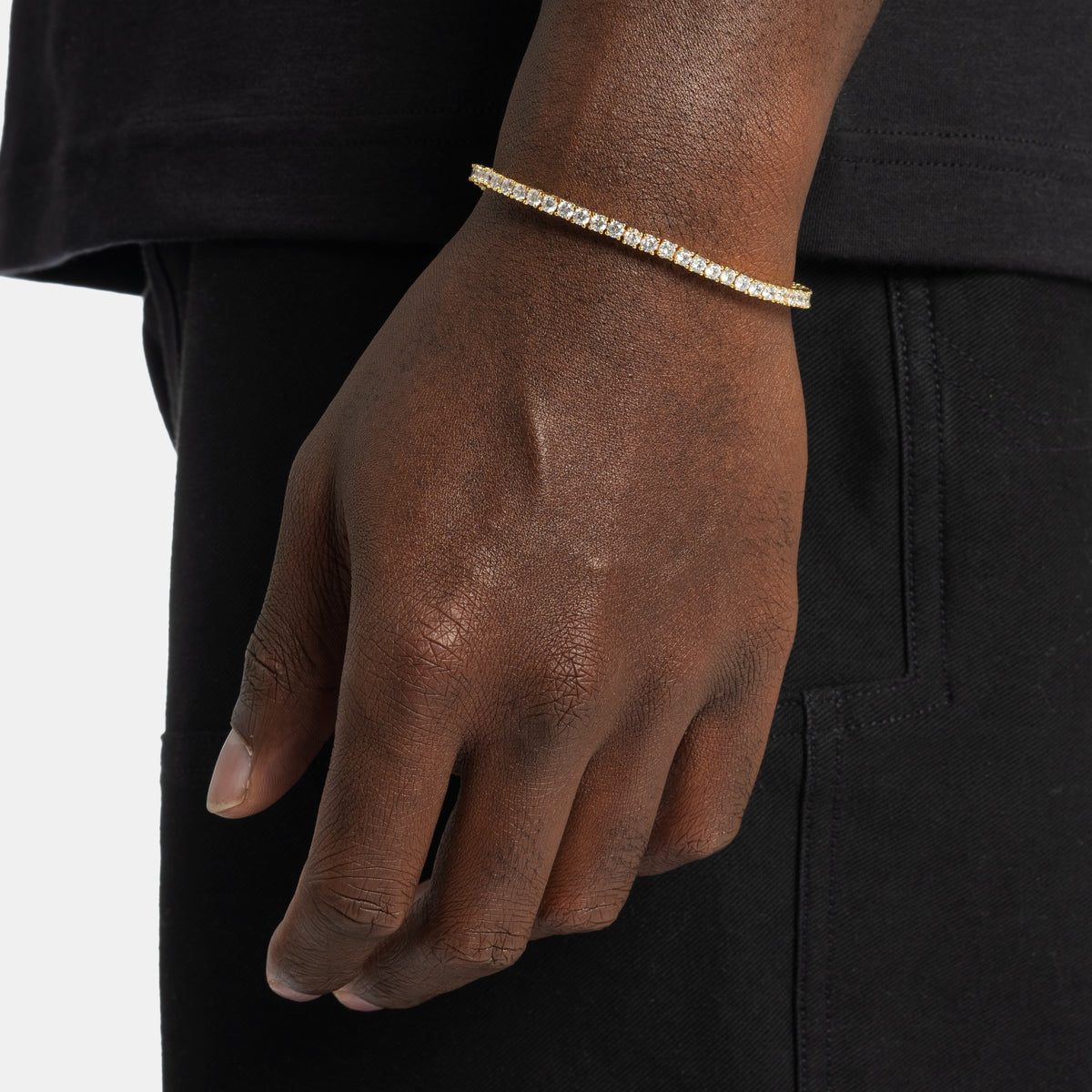 3mm Tennis Bracelet Gold