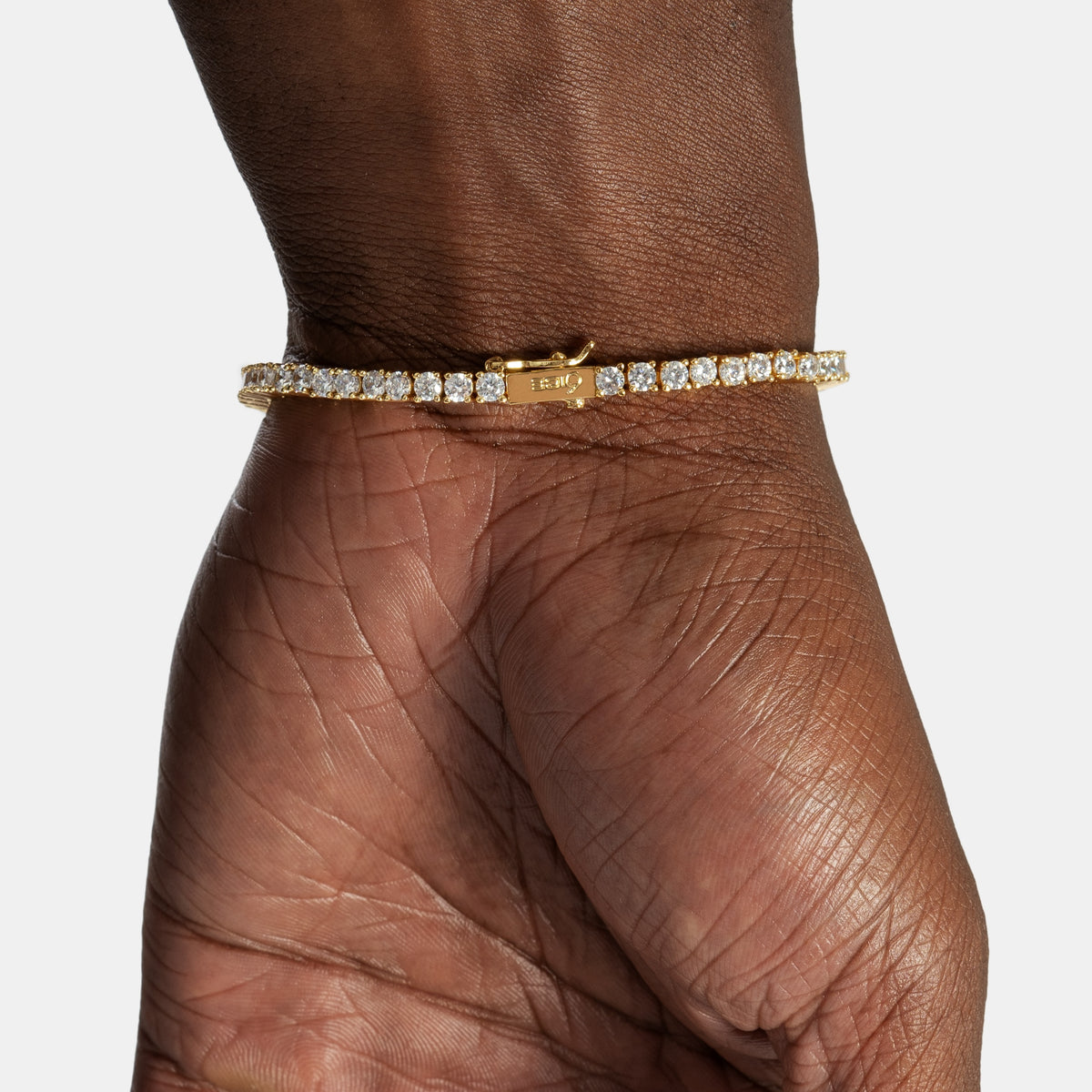 3mm Tennis Bracelet Gold