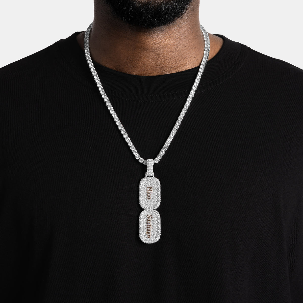 Custom Dog Tag Name Pendant