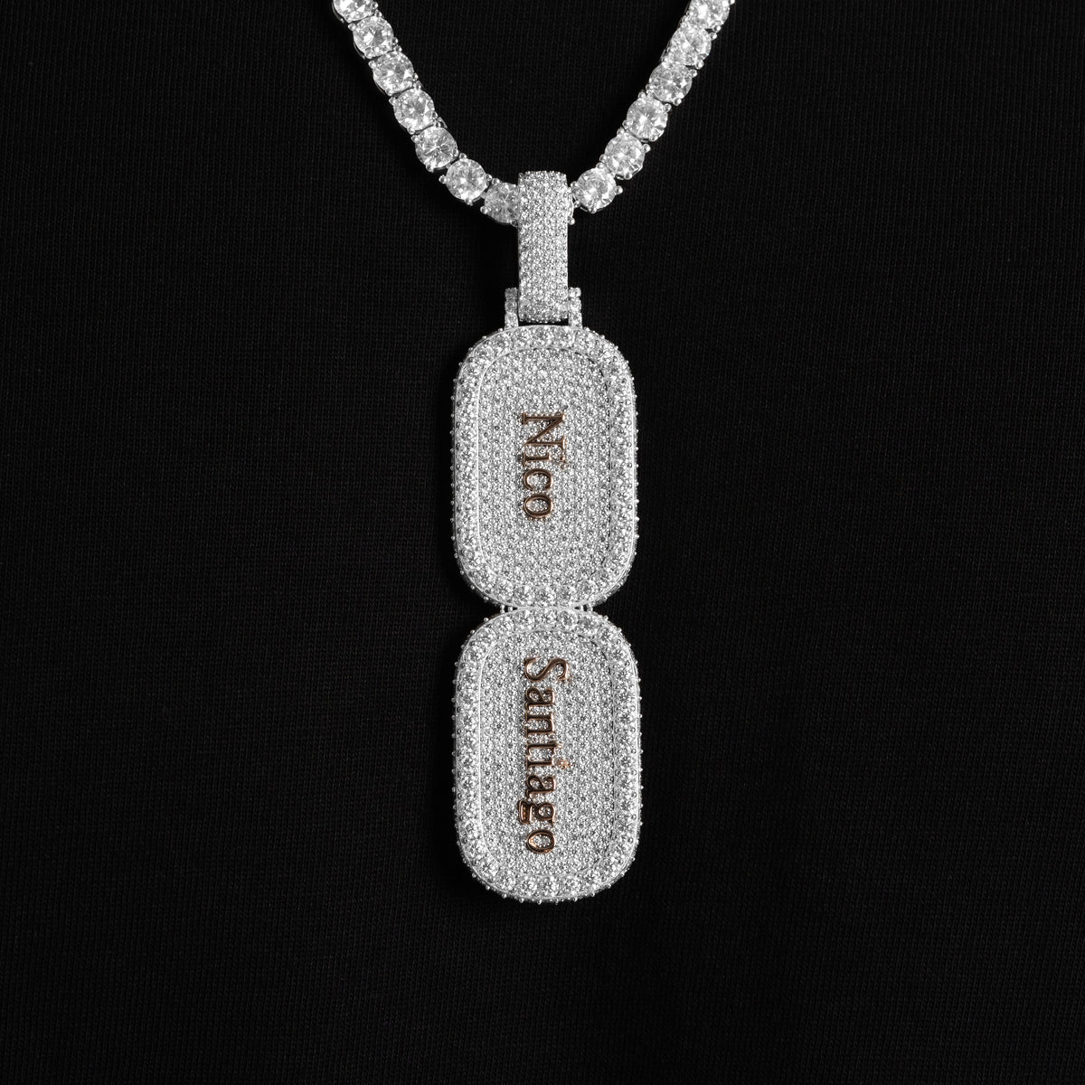 Custom Dog Tag Name Pendant