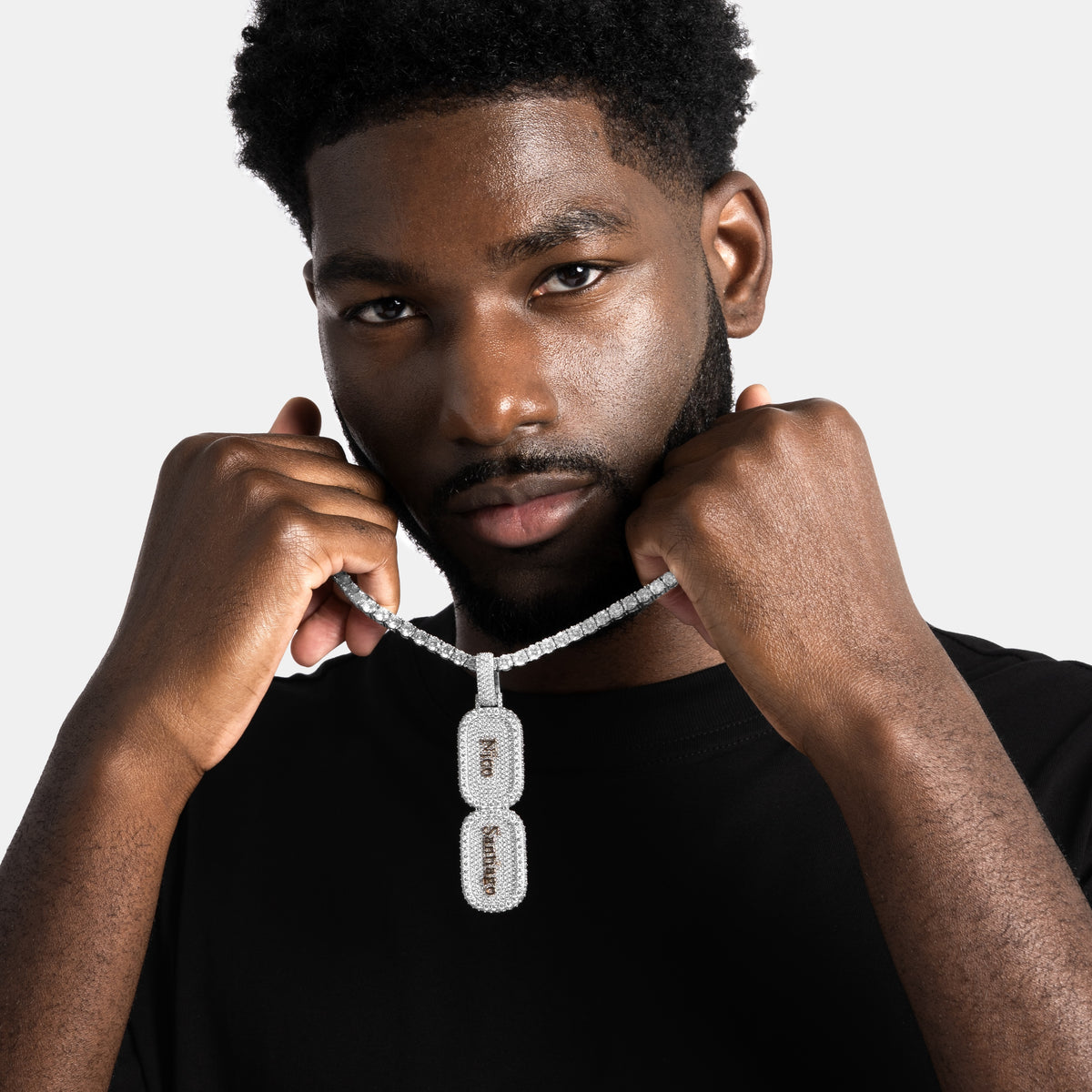 Custom Dog Tag Name Pendant