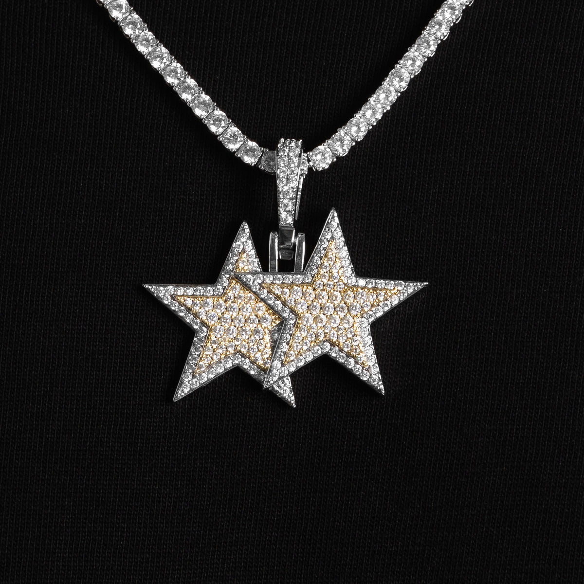 Stacked Star Pendant