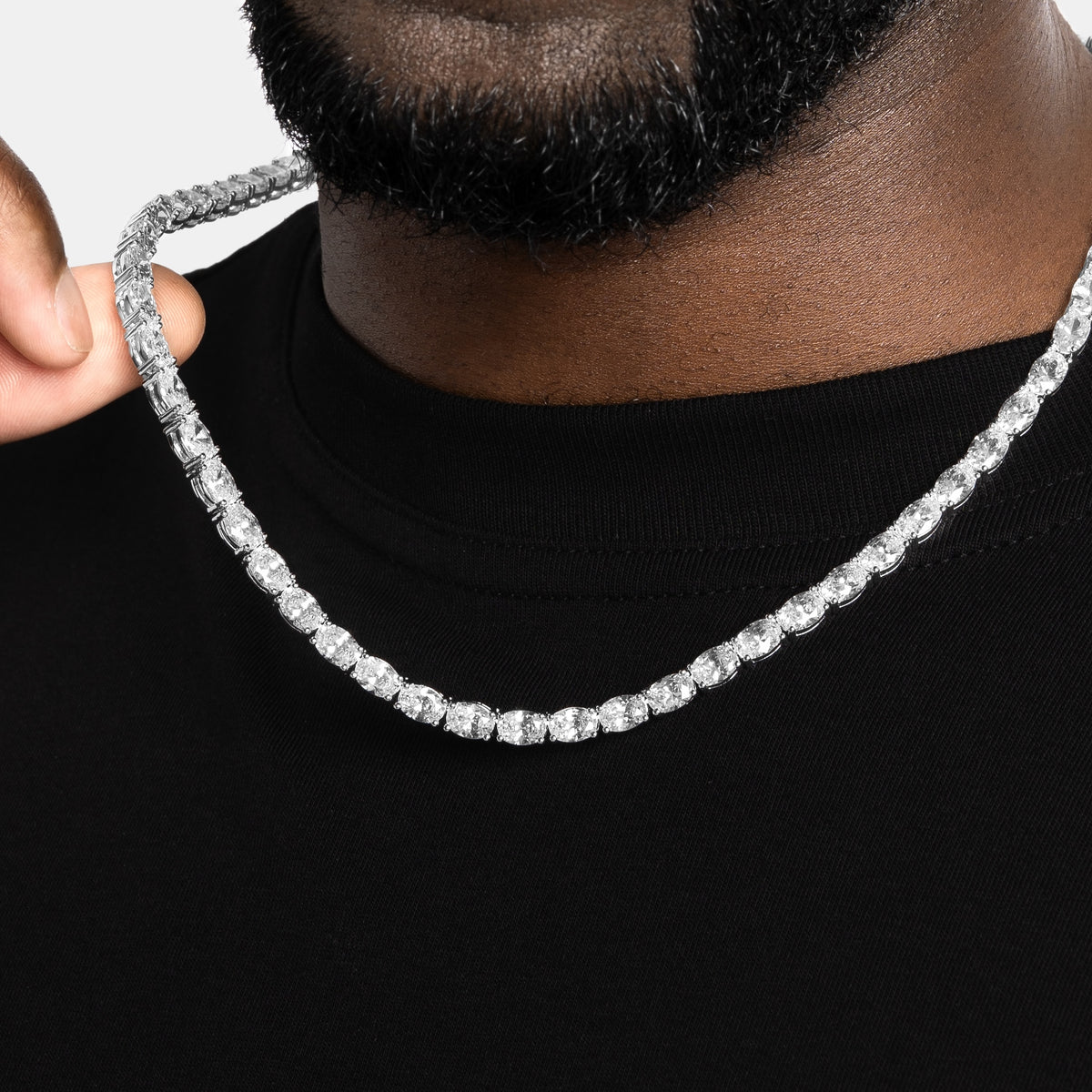Oval Tennis Chain