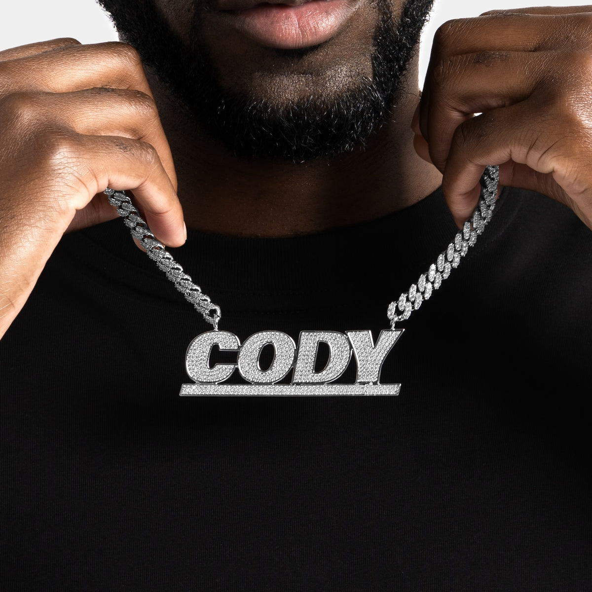 Custom Pendant on 5mm Cuban Chain