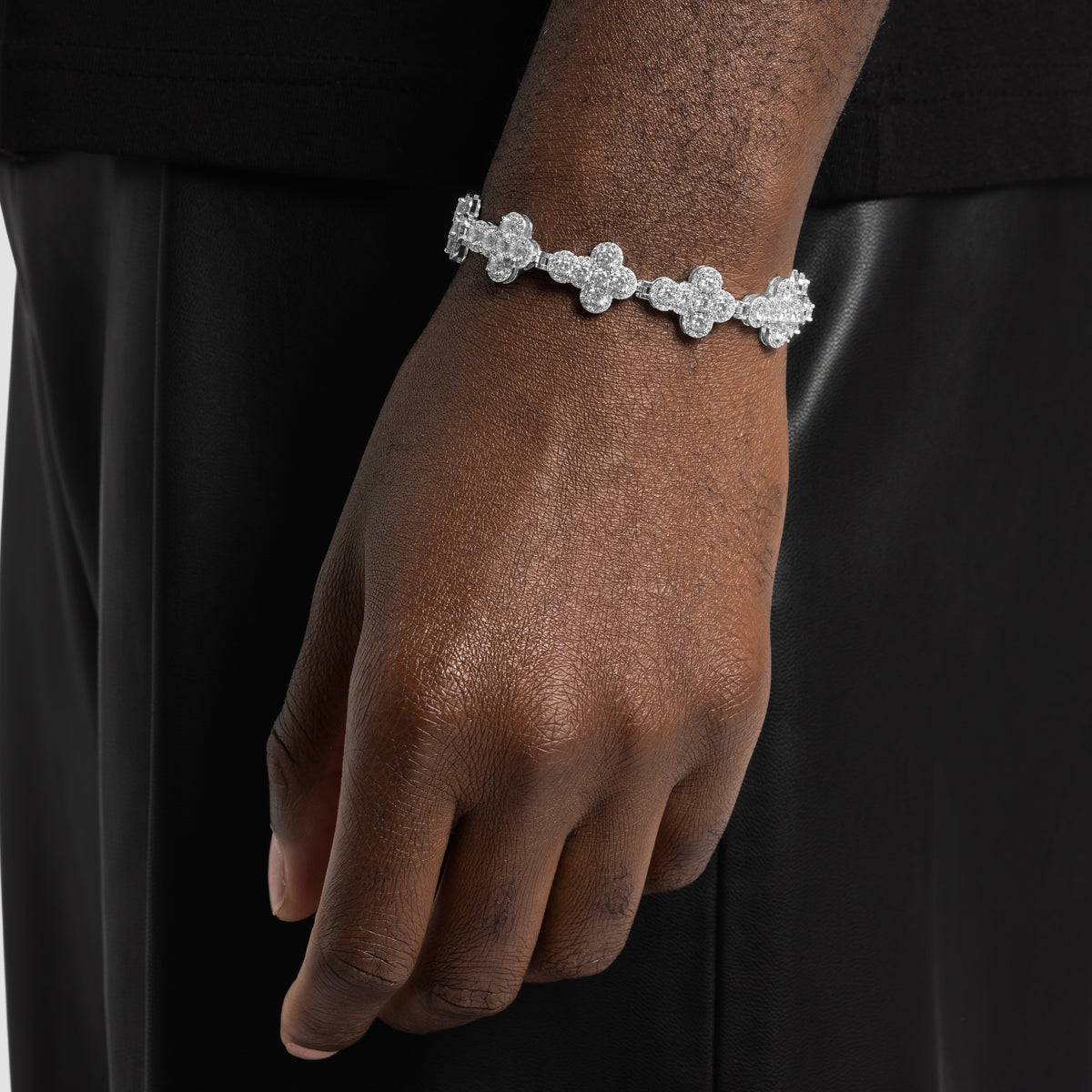 Cluster Cross Bracelet