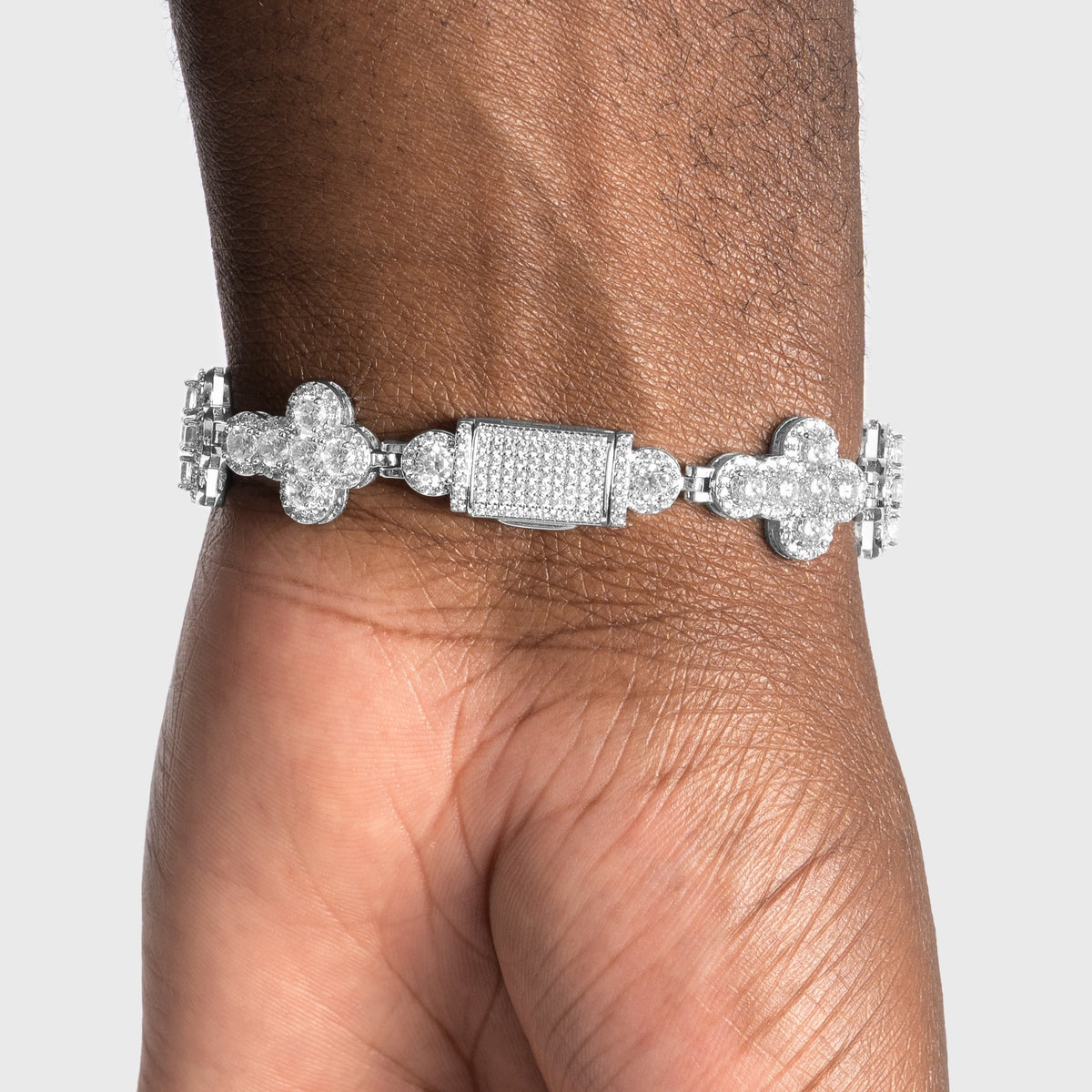 Cluster Cross Bracelet