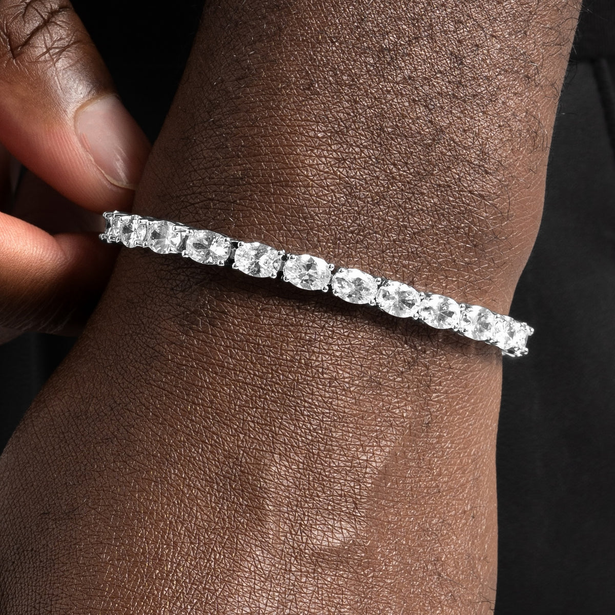 Oval Tennis Bracelet