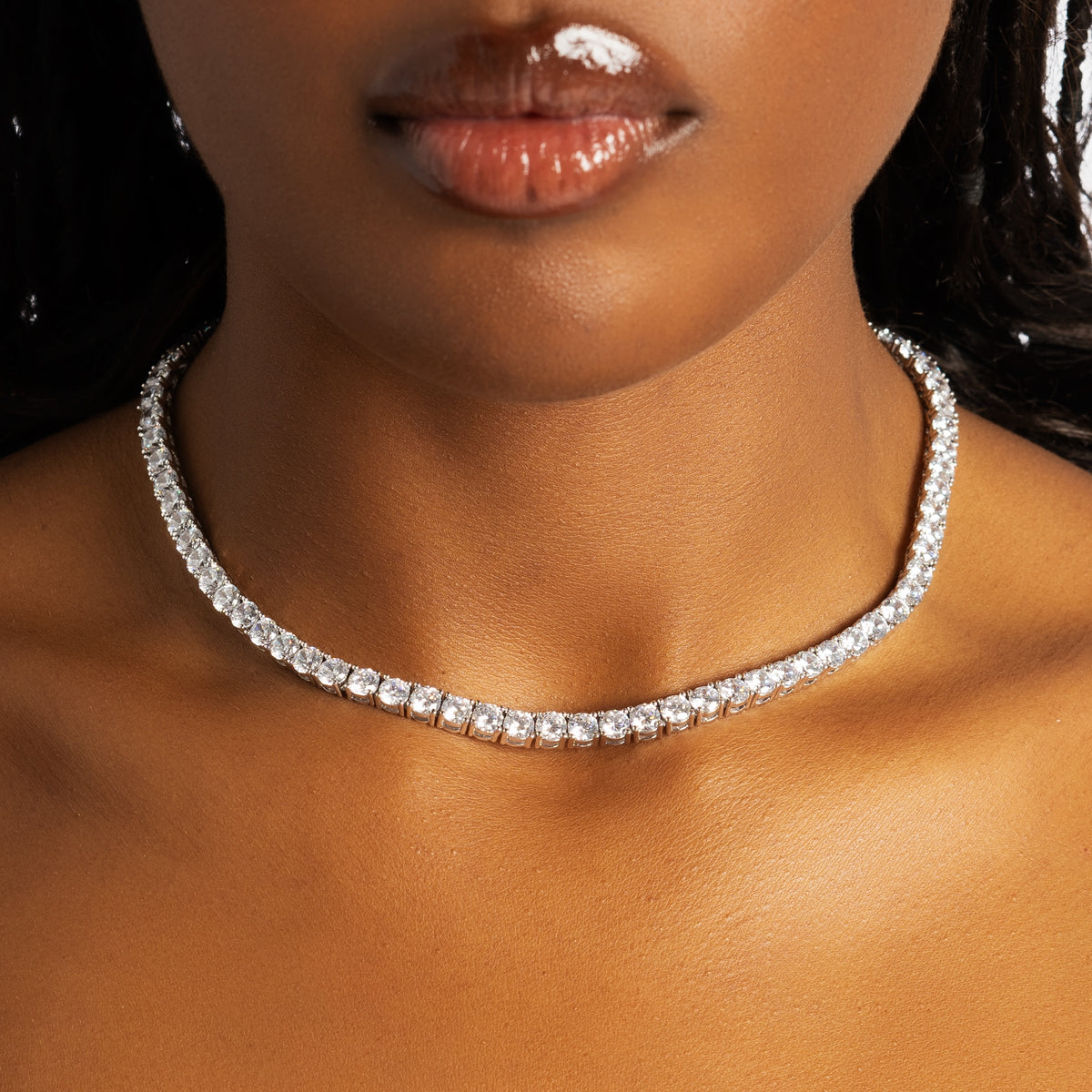 5mm Moissanite Tennis Chain