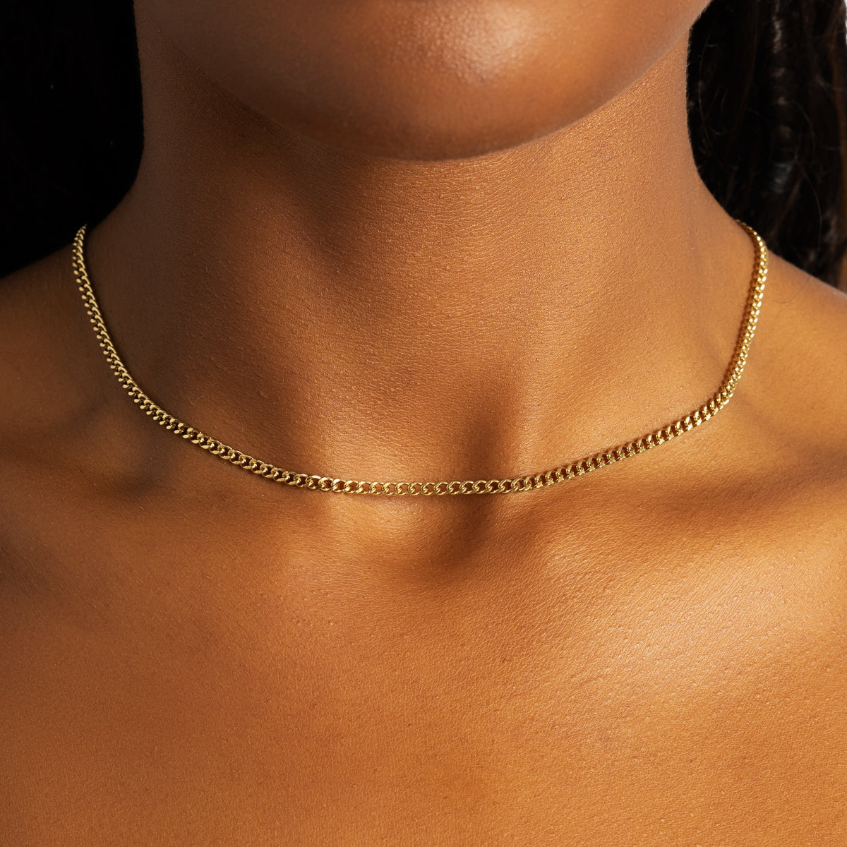 3mm Miami Cuban Chain 18k Gold