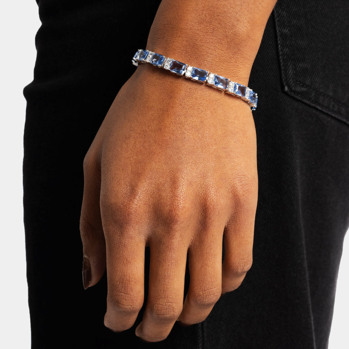 Blue Radiant Tennis Bracelet