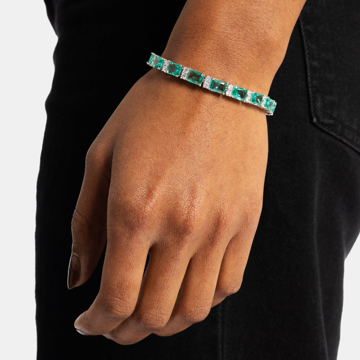 Emerald Radiant Tennis Bracelet