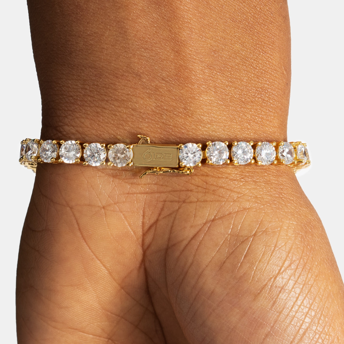 5mm Diamond Tennis Bracelet 18k Gold