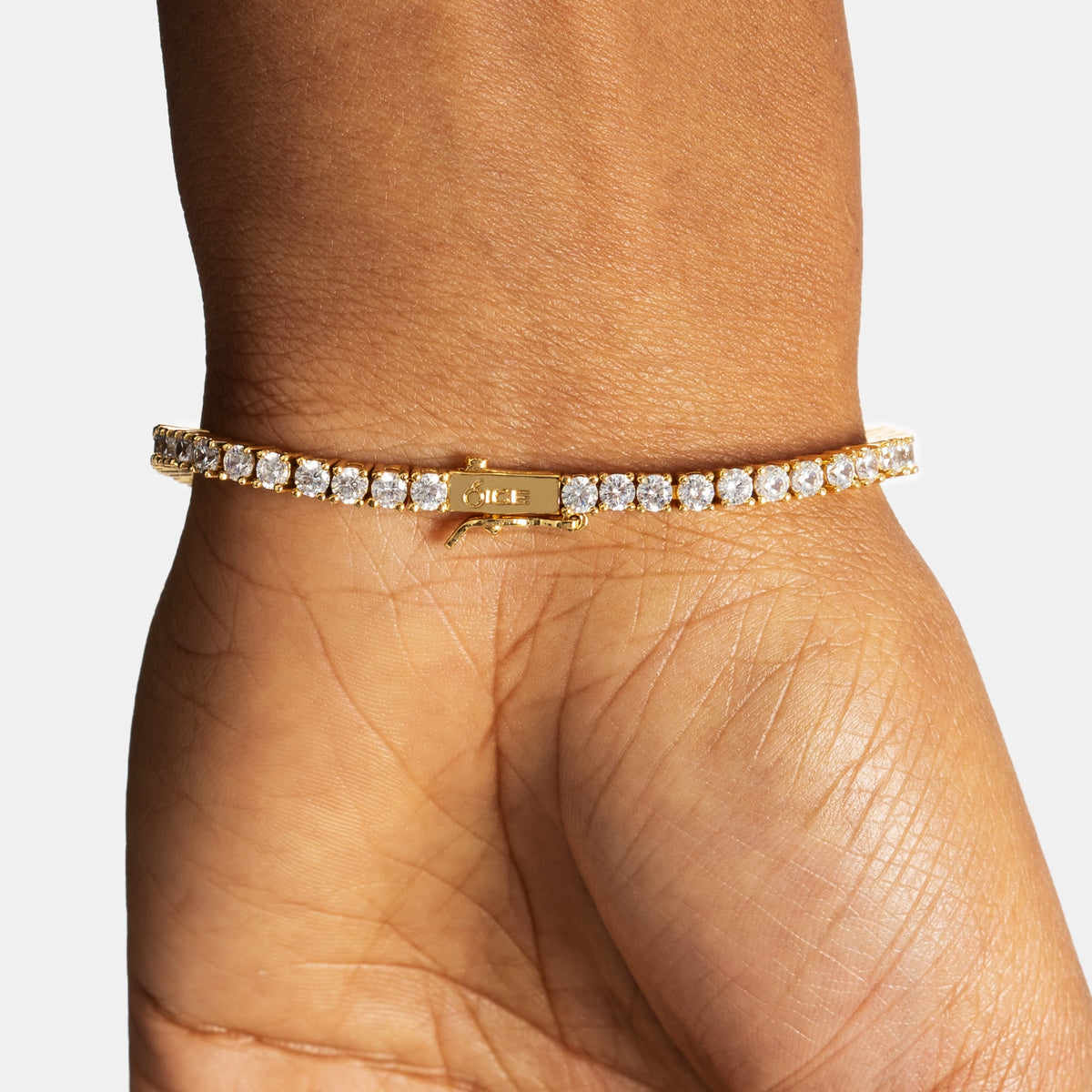 3mm Tennis Bracelet 18k Gold