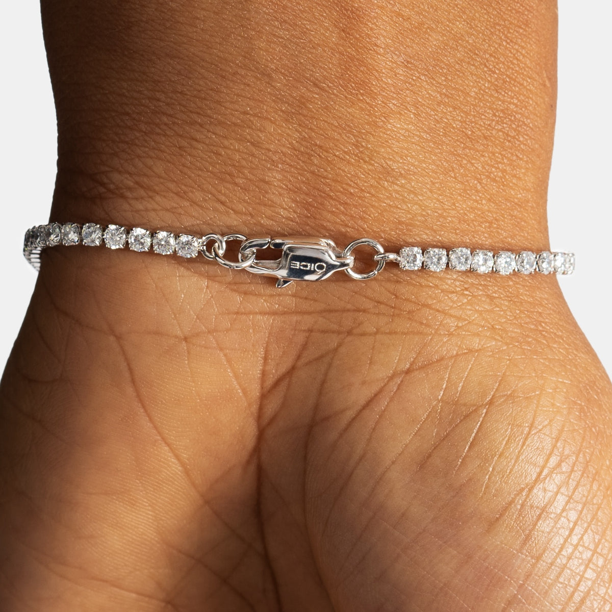 2mm Tennis Bracelet White Gold