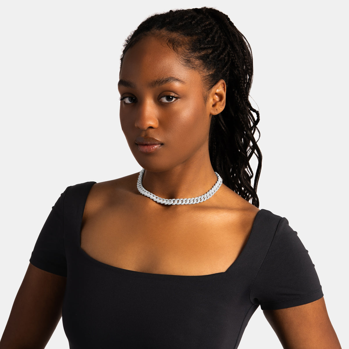 8.5mm Iced Cuban Chain