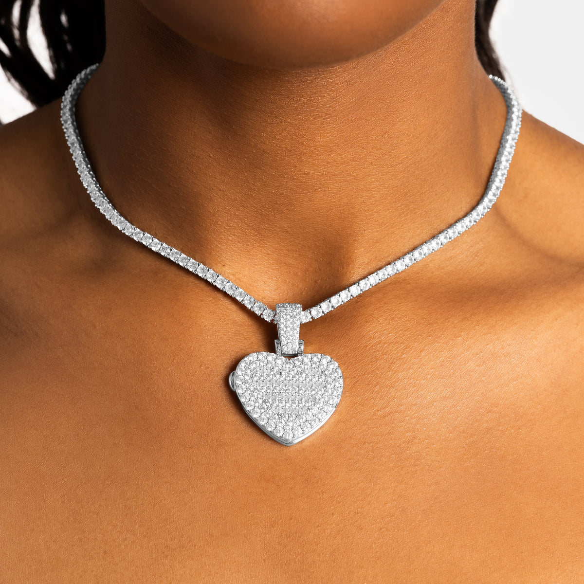 Heart Locket Custom Picture Pendant