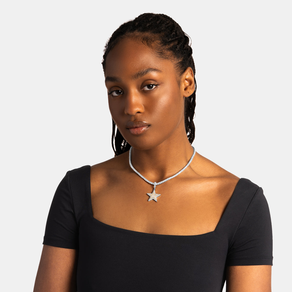 Star Pendant Two Tone