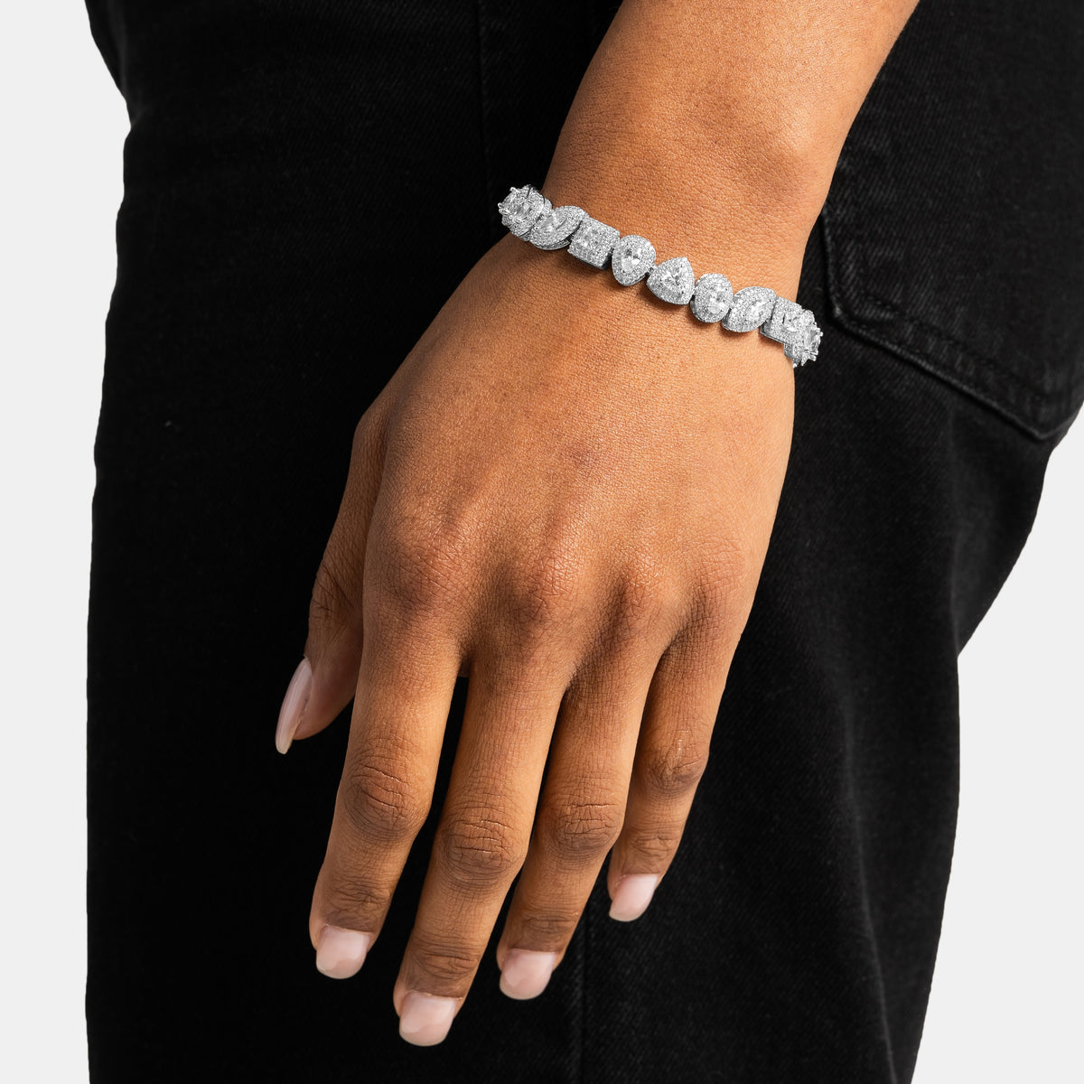 Multi Cut Tennis Bracelet