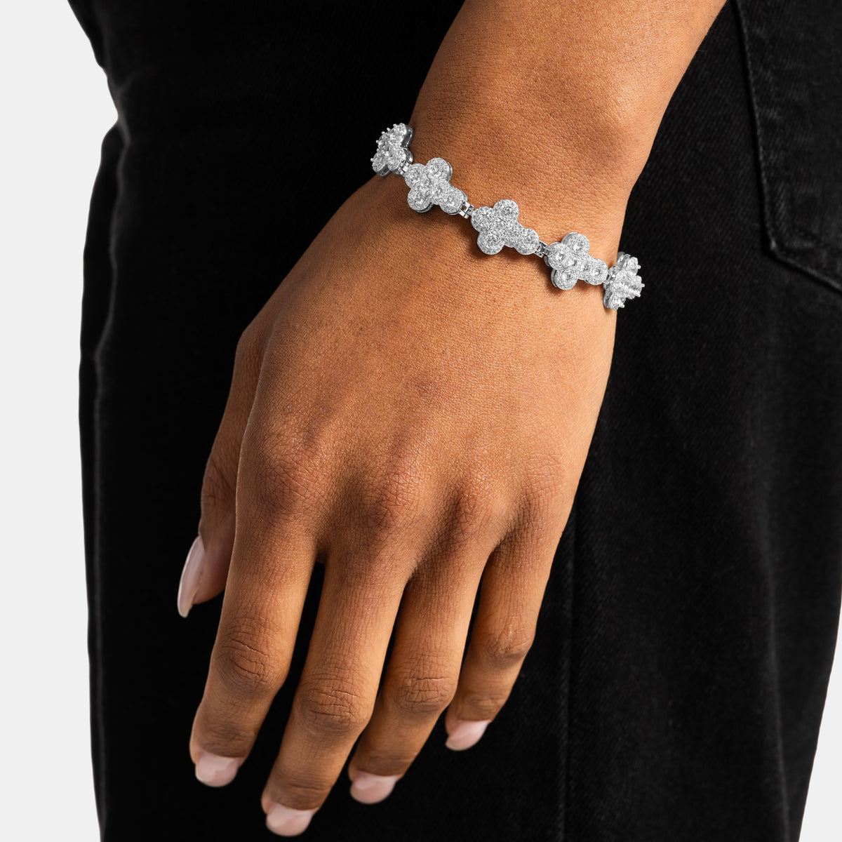 Cluster Cross Bracelet