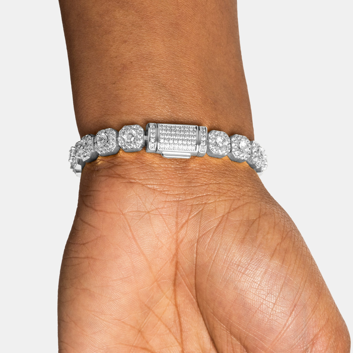 Micro Cluster Tennis Bracelet