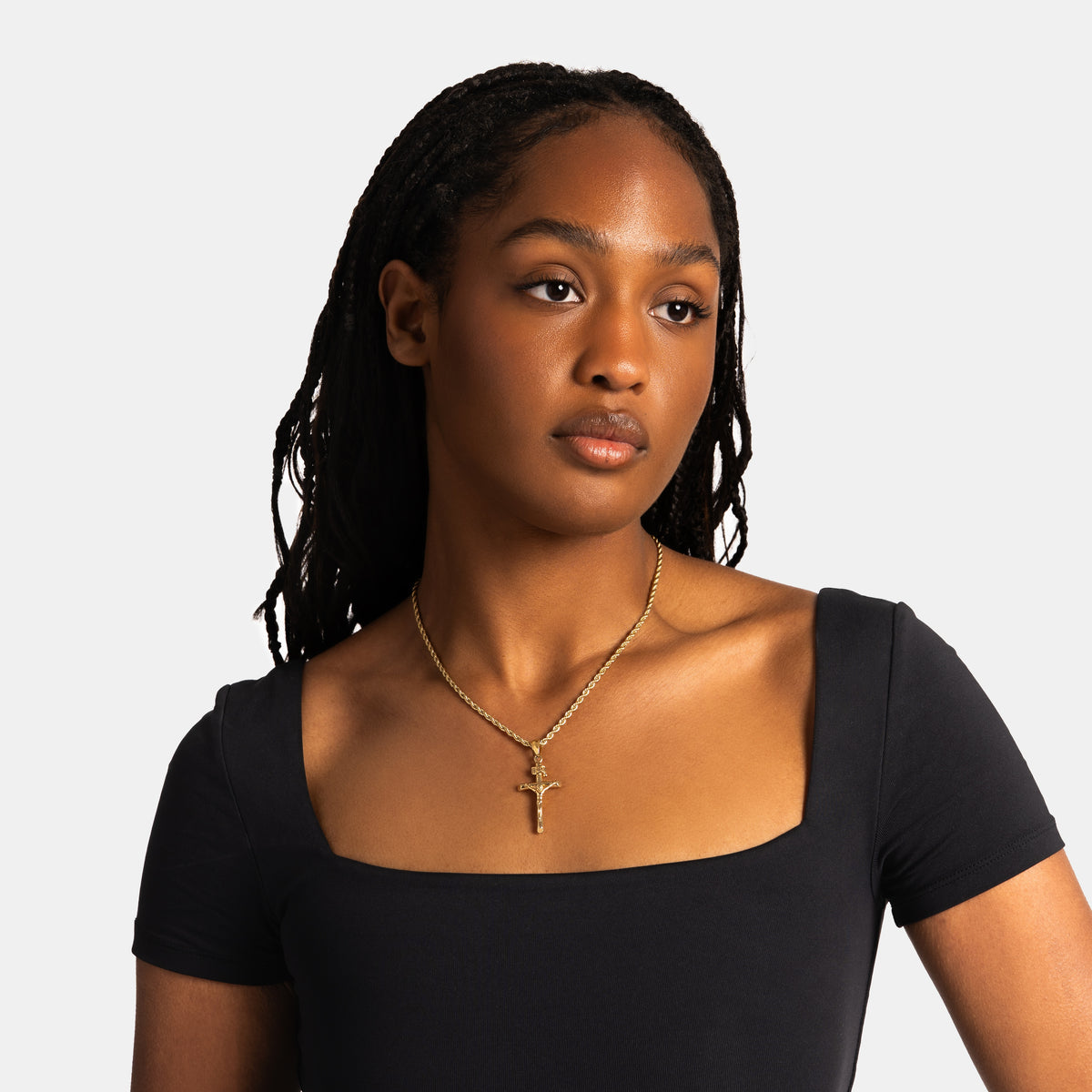 Crucifix Pendant Gold