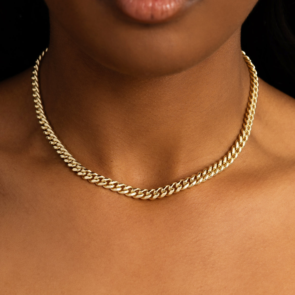 6mm Cuban Link Chain Gold