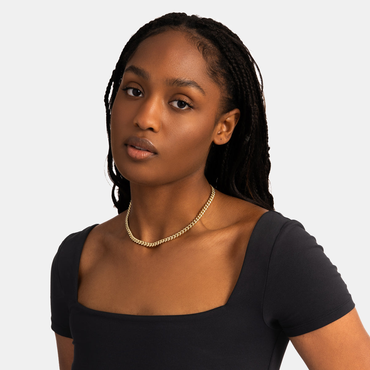 6mm Cuban Link Chain Gold