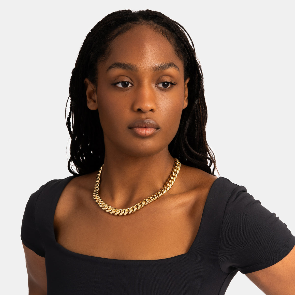 12mm Cuban Link Chain Gold