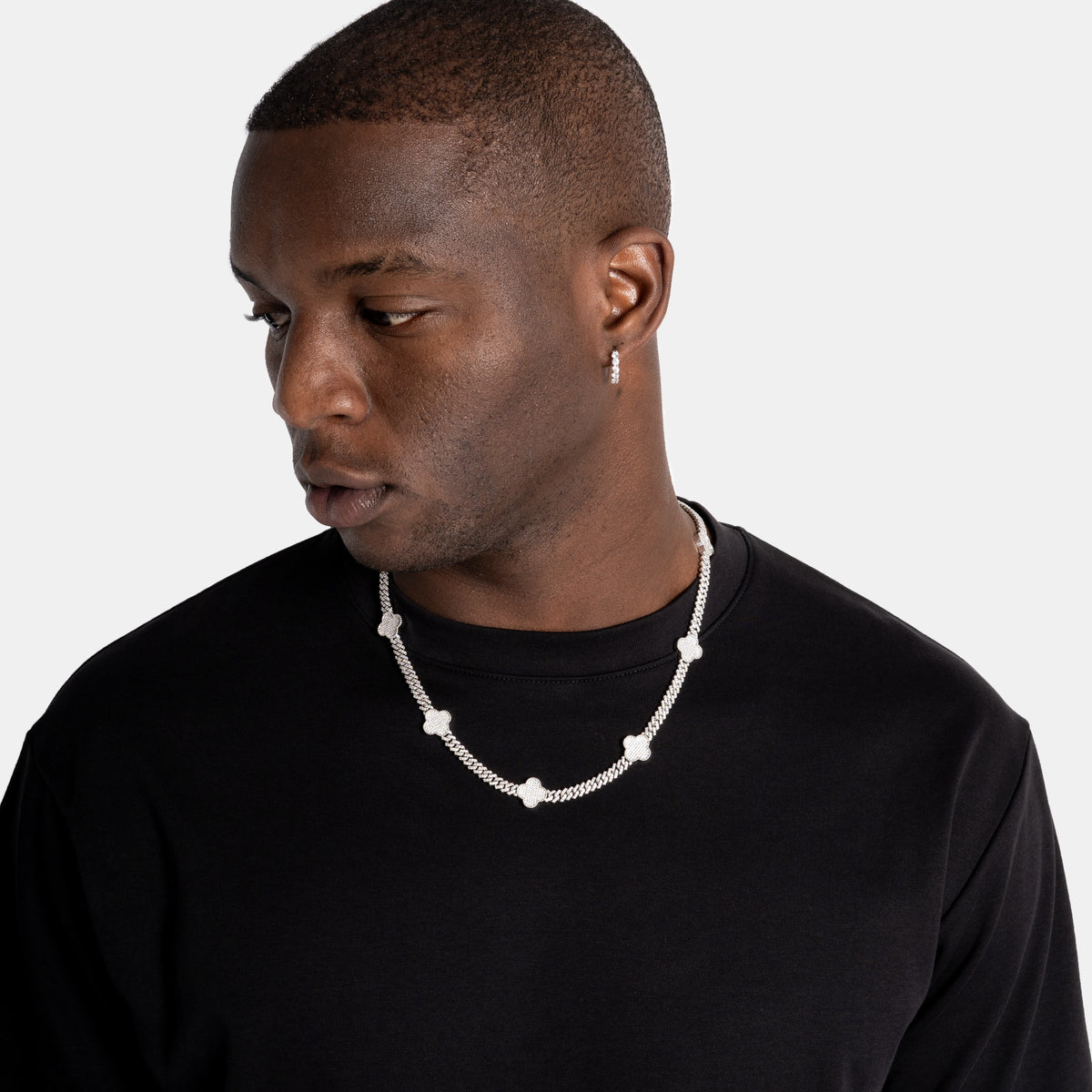 Clover Prong Cuban Chain