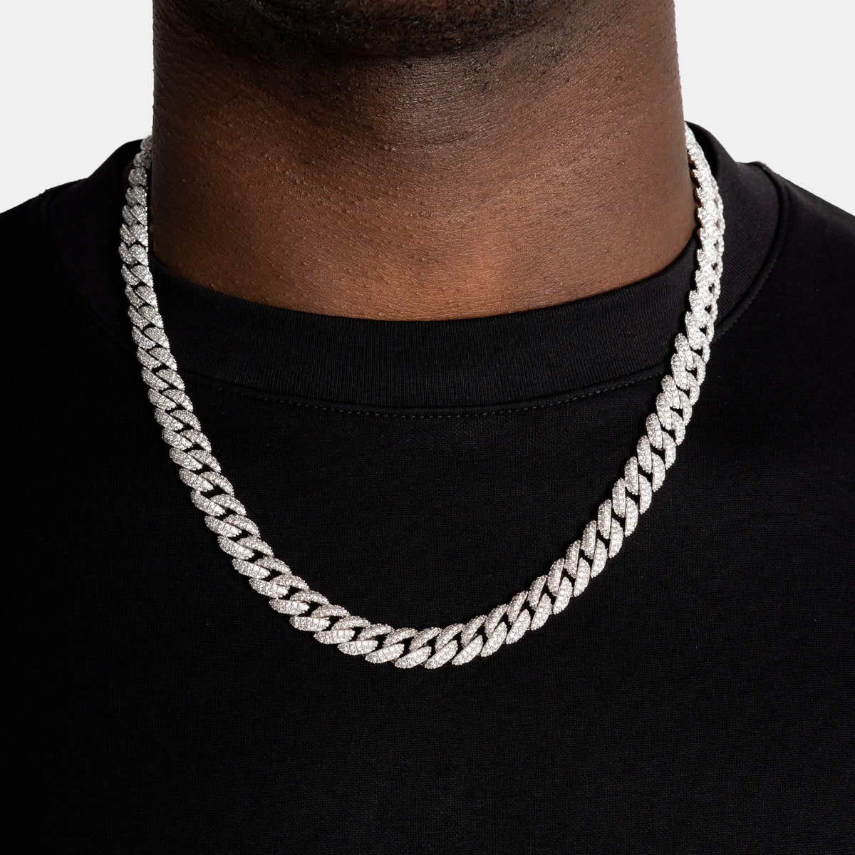 8.5mm Iced Cuban Chain
