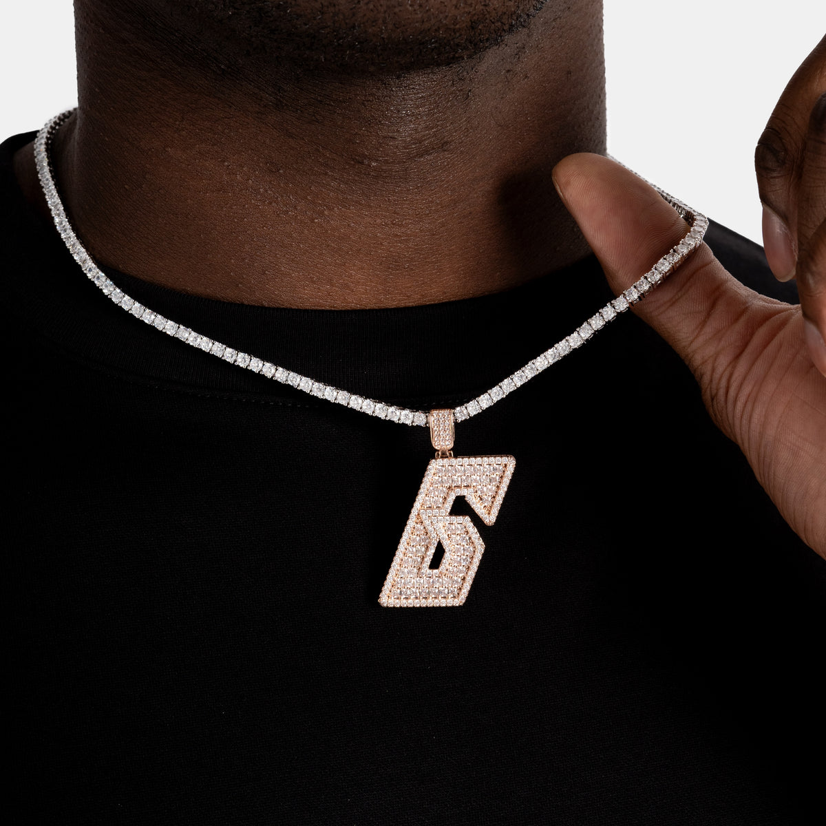 The 6 Pendant Rose Gold