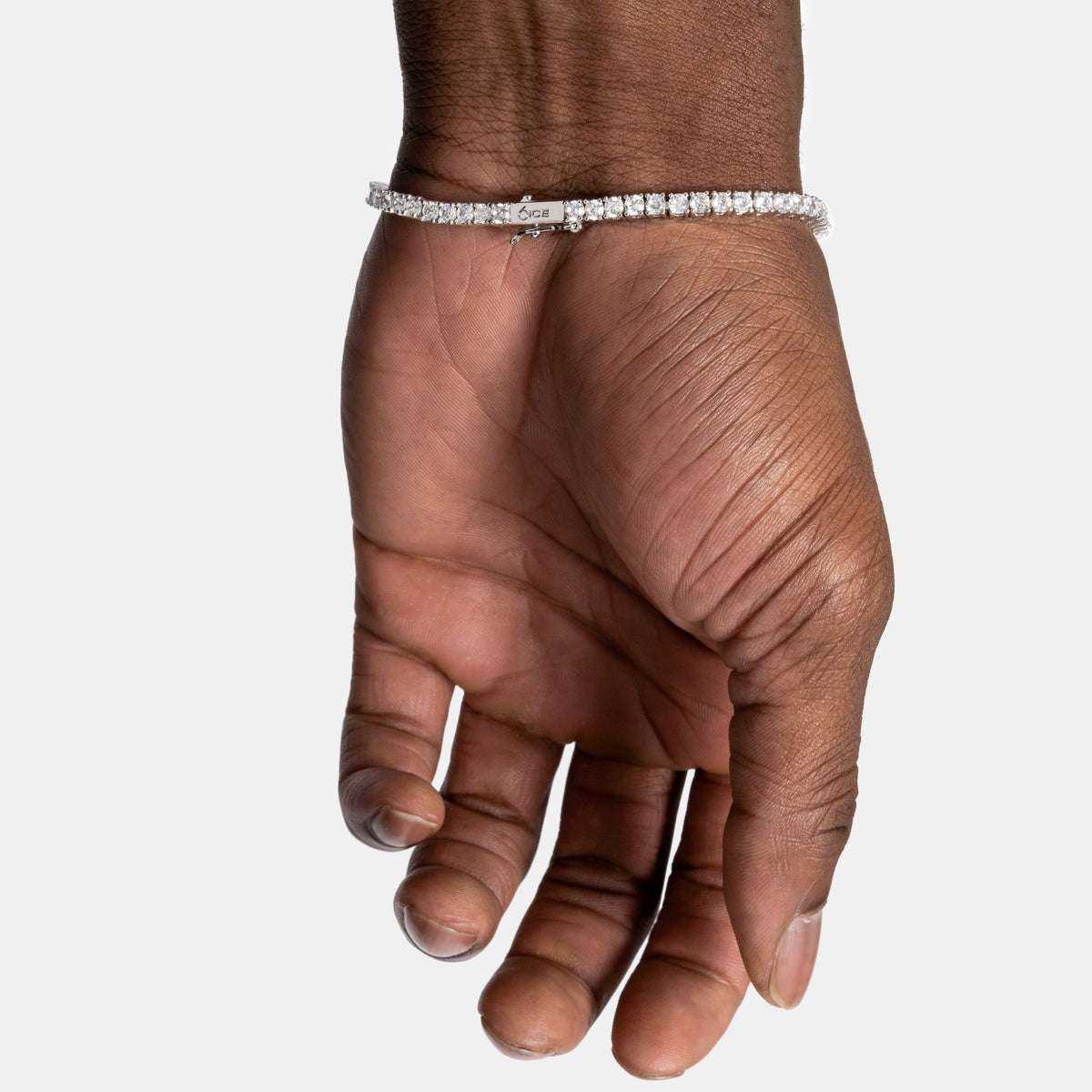 3mm Tennis Bracelet White Gold