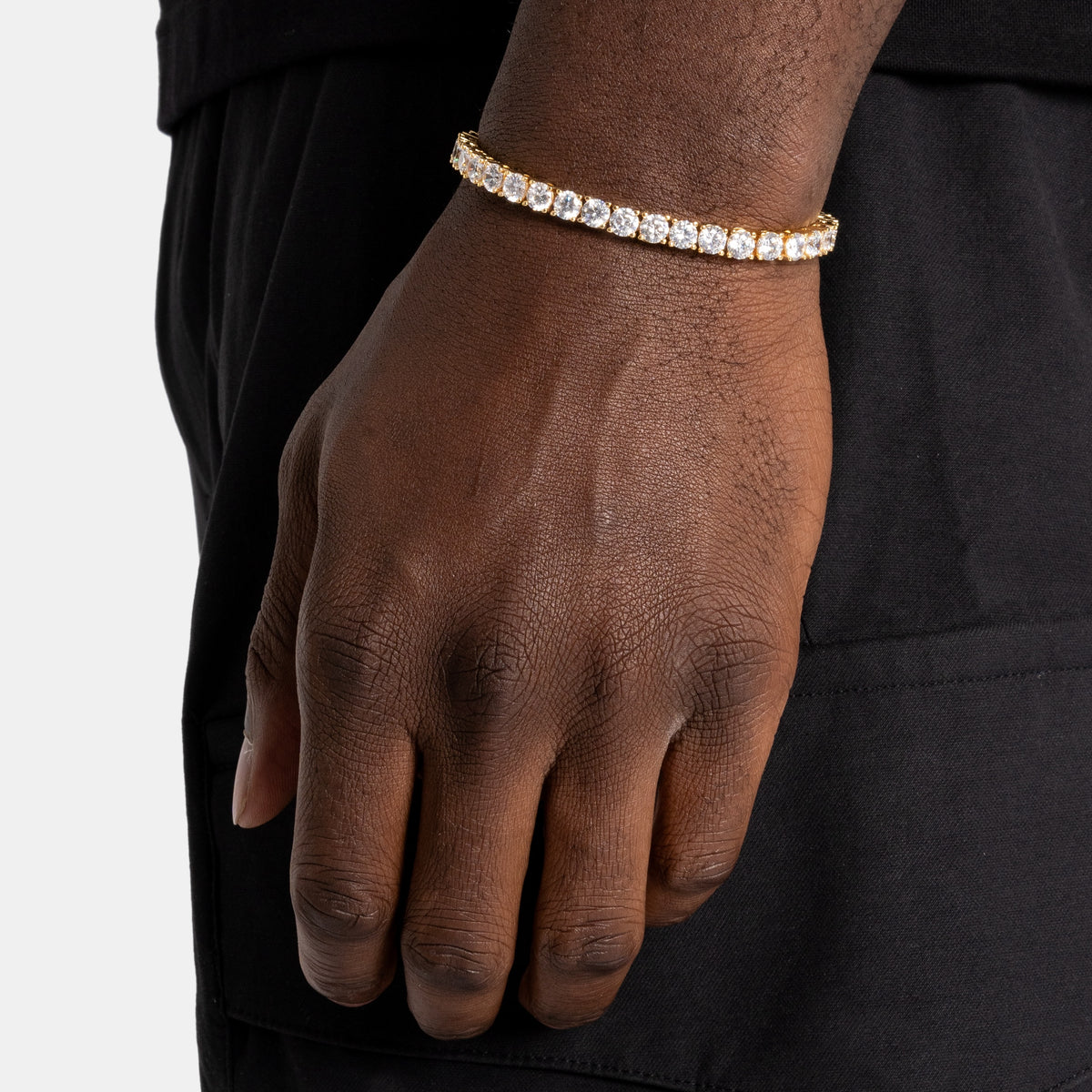 5mm Tennis Bracelet 18k Gold