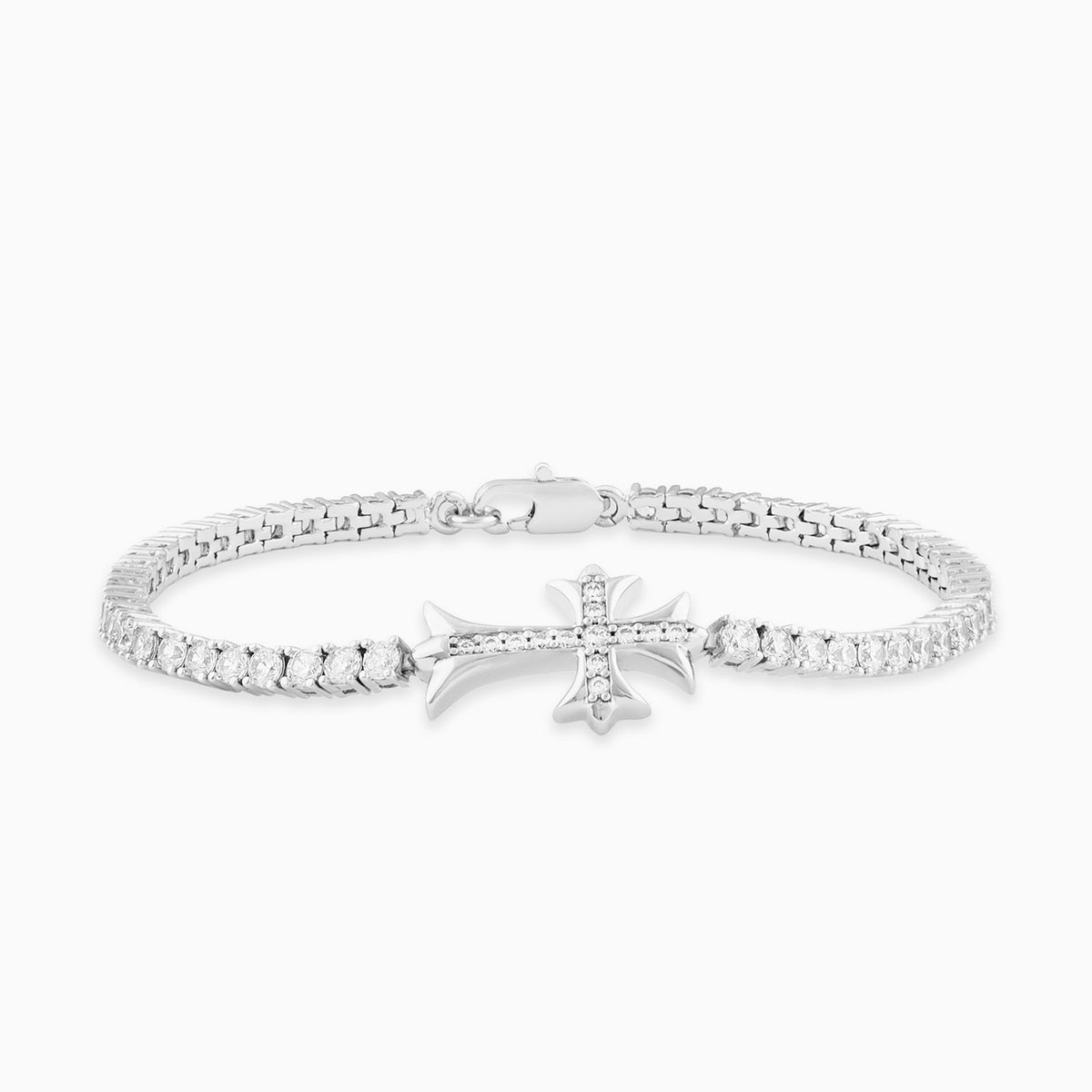 Vintage Cross Tennis Bracelet