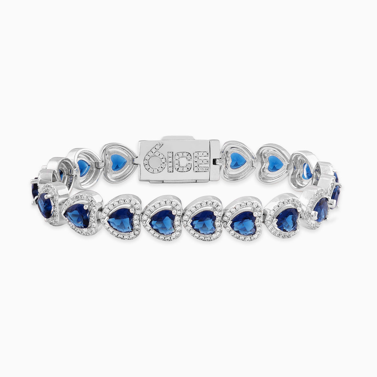Sapphire Heart Tennis Bracelet