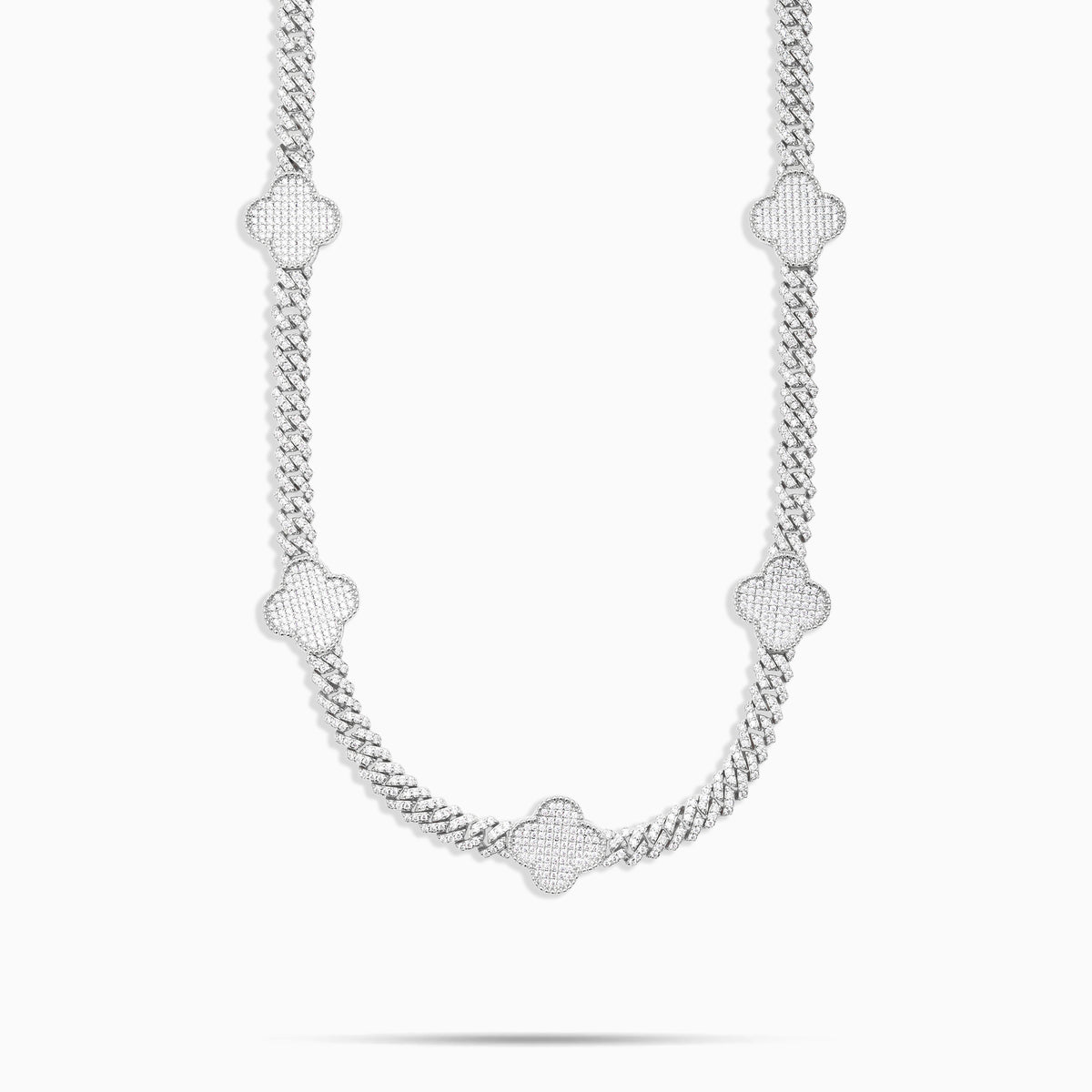 Clover Prong Cuban Chain