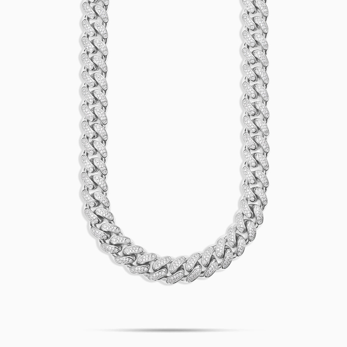 12mm Moissanite Iced Cuban Chain