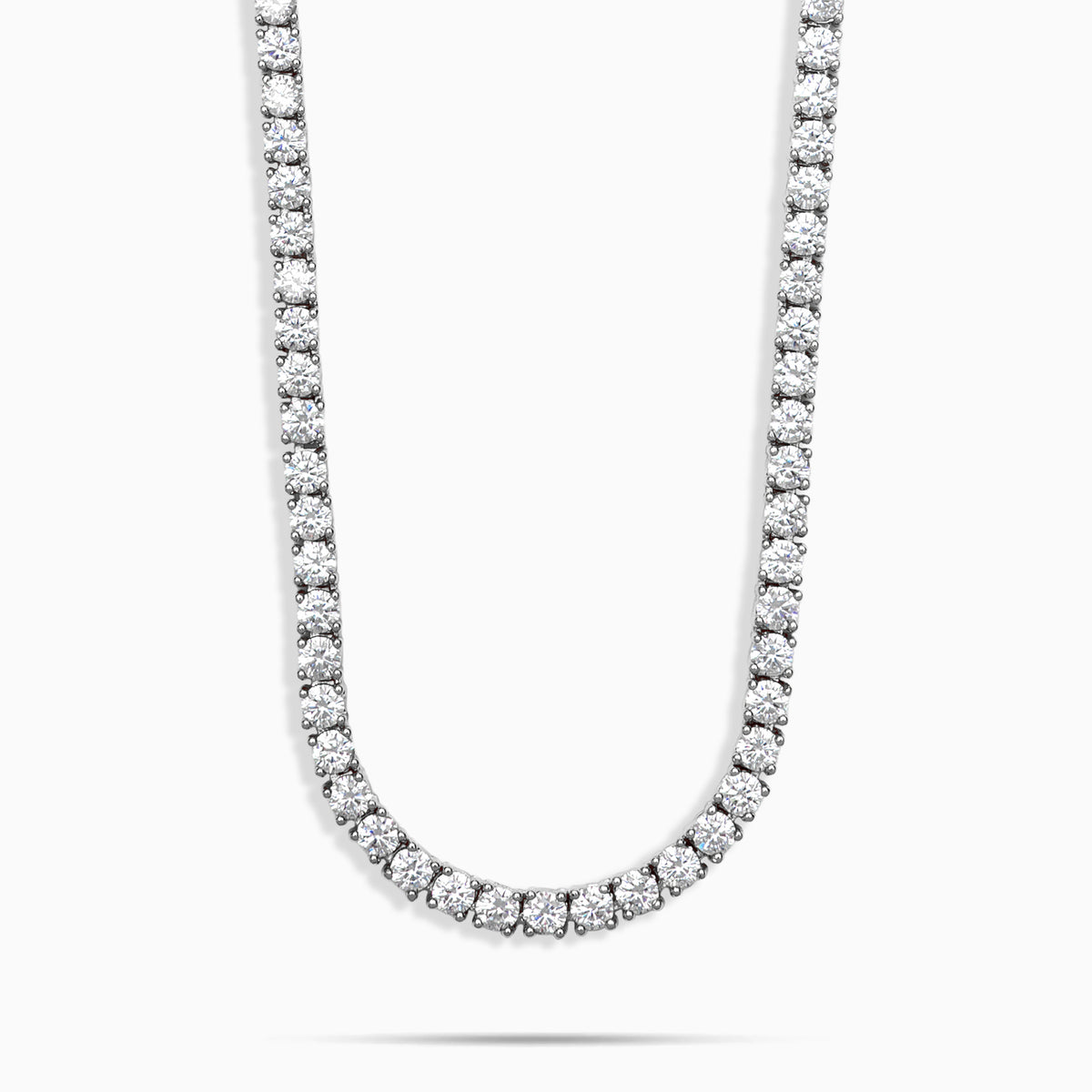 3mm Tennis Chain White Gold