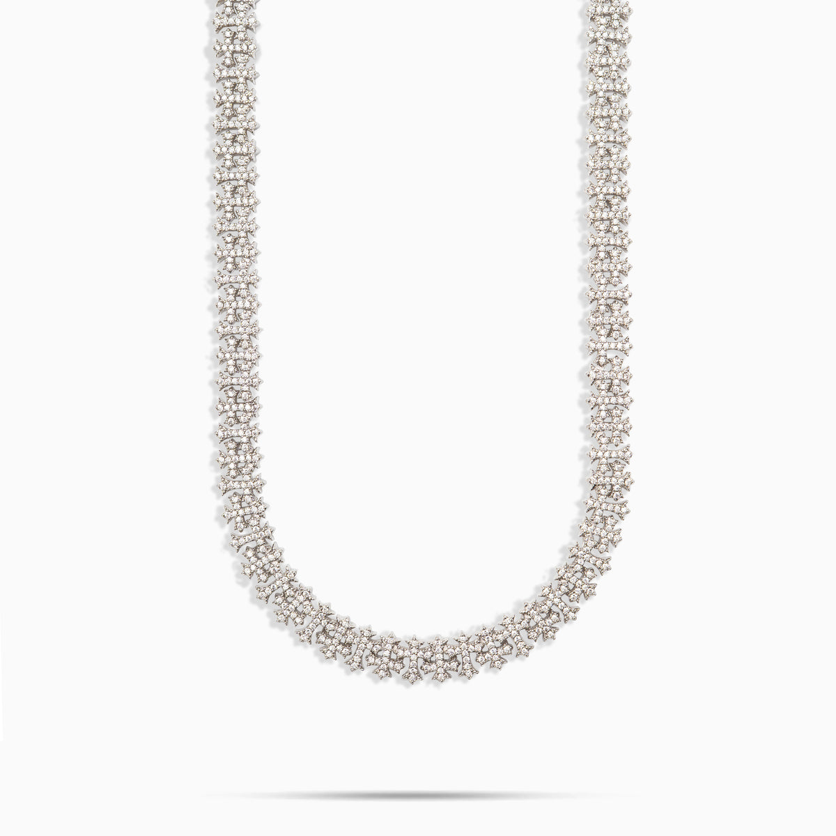 Iced Cross Pattern Chain