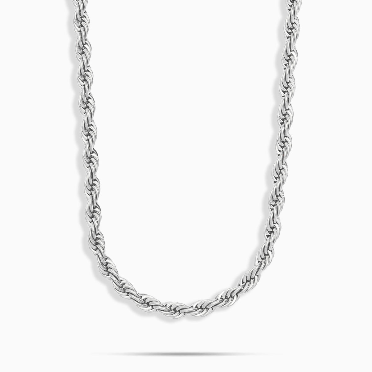 3mm Rope Chain White Gold