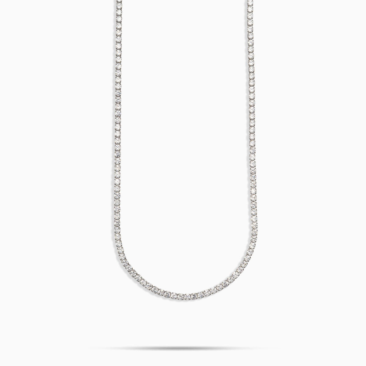 2mm Tennis Chain White Gold