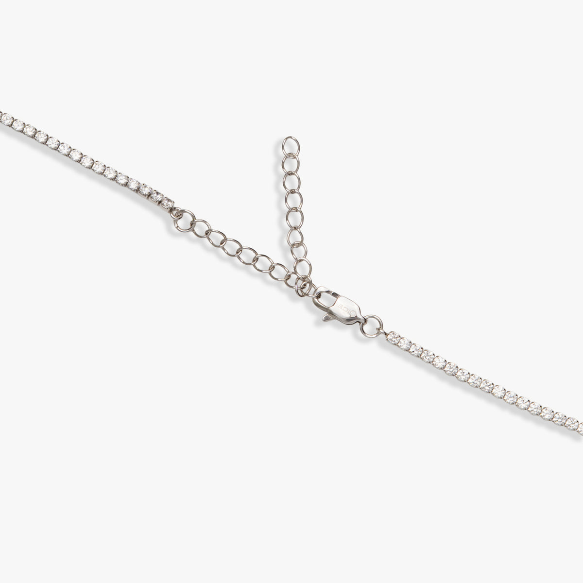 2mm Tennis Chain White Gold