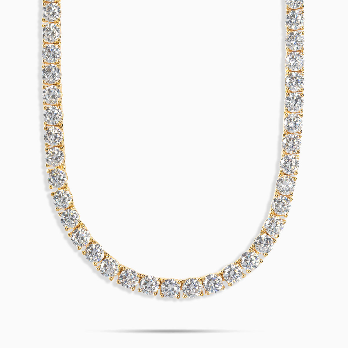 5mm Moissanite Tennis Chain Gold