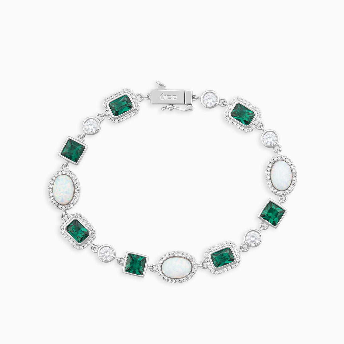 Opal Green Gemstone Bracelet